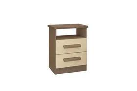 Mesa de Cabeceira Firenze 2 Gavetas com Nicho D Doro D Doro