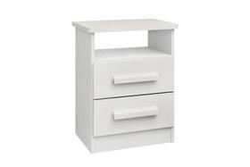 Mesa de Cabeceira Firenze 2 Gavetas com Nicho - D Doro