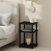Mesa de cabeceira Furinno Just 3 camadas Turn-N-Tube Open Storage Mesa de cabeceira Furinno Just 3 camadas Turn-N-Tube Open Storage