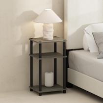 Mesa de cabeceira Furinno Just 3 camadas Turn-N-Tube Open Storage