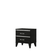 Mesa de cabeceira Gadgetbucket Ergode Black 24x10x13 cm 4 compartimentos