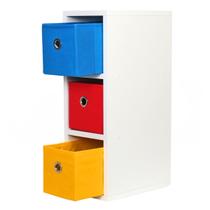 Mesa de Cabeceira gaveteiro com 3 gavetas 18x55x30cm