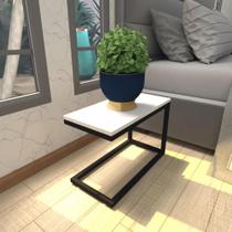 Mesa de cabeceira industrial branca off white canto quarto cabeceira mesinha cabeçeira cabiceira Mesa de cabeceira industrial branca off white canto quarto cabeceira mesinha cabeçeira cabiceira