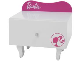 Mesa de Cabeceira Infantil 1 Gaveta Barbie - Belle Pura Magia