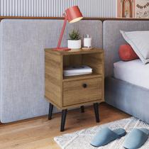 Mesa de Cabeceira Infantil 1 Gaveta Quarto Mel