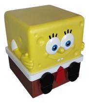 Mesa De Cabeceira Infantil Tema Bob Esponja Calça Quadrada e Patrick