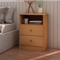 Mesa de Cabeceira Irlanda 2 Gavetas Freijó - Genialflex Mesa de Cabeceira Irlanda 2 Gavetas Freijó - Genialflex