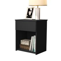 Mesa de Cabeceira Jasmim cor Preto
