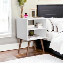Mesa de Cabeceira JB 1515 Branco Bechara Mesa de Cabeceira JB 1515 Branco Bechara