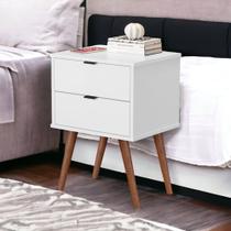 Mesa de Cabeceira JB 1818 Branco Bechara Mesa de Cabeceira JB 1818 Branco Bechara