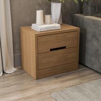 Mesa de Cabeceira Kappesberg com 2 gavetas S822 cor Canela