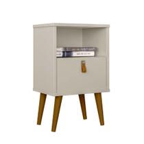 Mesa de Cabeceira Keila Off White 39x65 cm L04 - D'Rossi Mesa de Cabeceira Keila Off White 39x65 cm L04 - D'Rossi