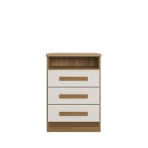 Mesa de Cabeceira Lanza Roma CedroOff-White