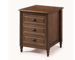 Mesa de Cabeceira Lile 3 Gavetas Madeira Maciça Weihermann Mesa de Cabeceira Lile 3 Gavetas Madeira Maciça Weihermann