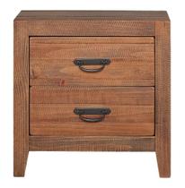 Mesa de Cabeceira Lino Rustic Brown 61cm - 58907 Mesa de Cabeceira Lino Rustic Brown 61cm - 58907