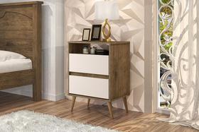 Mesa de cabeceira lotus jequitibá off white Mesa de cabeceira lotus jequitibá off white