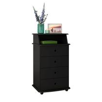 Mesa de Cabeceira Luxo ll Ej Moveis Preta Mesa de Cabeceira Luxo ll Ej Moveis Preta