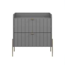 Mesa De Cabeceira Madeira Mdf 60cm Quarto Casal Pé Champagne Mesa De Cabeceira Madeira Mdf 60cm Quarto Casal Pé Champagne