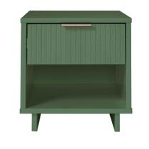 Mesa de Cabeceira Manhattan Comfort Granville 46x50x39 cm Verde Sálvia