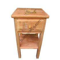 Mesa de Cabeceira Many Em Madeira De Demolição - Cód 1191