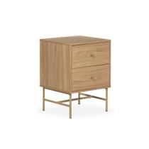 Mesa de Cabeceira Maya 2 Gavetas 43 cm x 40 cm