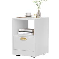 Mesa de Cabeceira Mini Cômoda Mesinha Lateral Cama Quarto Nicho Decoração Set Branco Mesa de Cabeceira Mini Cômoda Mesinha Lateral Cama Quarto Nicho Decoração Set Branco