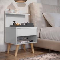 Mesa de Cabeceira Modelo Sleep Com Pés Palito - Varias Cores