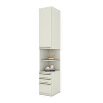 Mesa de Cabeceira Modulada 2 Portas 3 Gav Areia