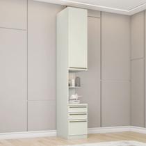 Mesa de Cabeceira Modulada 2 Portas 3 Gavetas Seletto Areia Hp Henn
