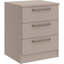 Mesa de Cabeceira Modulada 3 Gavetas Requinte+ 100% MDF Mesa de Cabeceira Modulada 3 Gavetas Requinte+ 100% MDF
