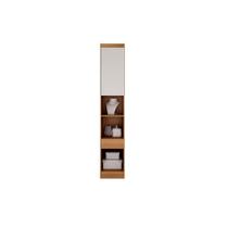 Mesa de Cabeceira Modulada Armário Rizon c/ 1 Gaveta cor Freijó/FendiOff - Novo Horizonte Mesa de Cabeceira Modulada Armário Rizon c/ 1 Gaveta cor Freijó/FendiOff - Novo Horizonte