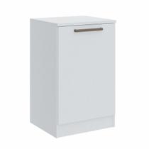 Mesa de Cabeceira Modulada Requinte com 1 Porta - Branco Line