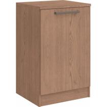 Mesa de Cabeceira Modulada Requinte com 1 Porta - Macadâmia Mesa de Cabeceira Modulada Requinte com 1 Porta - Macadâmia