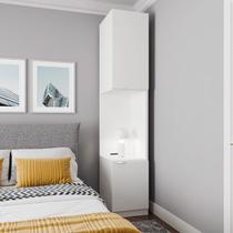 Mesa de Cabeceira Modular Direita 2 Portas 1 Gaveta Hera CabeCasa MadeiraOriginals