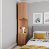 Mesa de Cabeceira Modular Esquerda 2 Portas 1 Gaveta Hera CabeCasa MadeiraOriginals