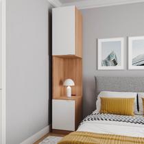 Mesa de Cabeceira Modular Esquerda 2 Portas 1 Gaveta Hera CabeCasa MadeiraOriginals