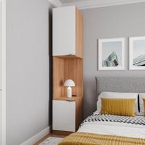 Mesa de Cabeceira Modular Esquerda 2 Portas 1 Gaveta Hera CabeCasa MadeiraOriginals