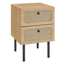 Mesa de cabeceira Modway Chaucer 2 gavetas Oak 38x41x60cm Mesa de cabeceira Modway Chaucer 2 gavetas Oak 38x41x60cm
