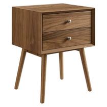 mesa de cabeceira Modway Ember Madeira Nogueira 38x46x61 cm USB