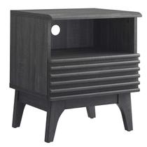 Mesa de cabeceira Modway Render Mid-Century Modern Charcoal 48x38x53cm