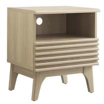 Mesa de cabeceira Modway Render Oak 48x38x53 cm