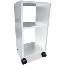 Mesa de cabeceira Nicho em Madeira MDF 60 x 30 - Branco