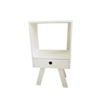 Mesa de Cabeceira Nicho Mesinha Quarto 1 Gaveta Puxador Estilo Retrô Cores mesinha centro