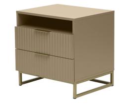 Mesa de Cabeceira Ondulada Frapê Westwing Mesa de Cabeceira Ondulada Frapê Westwing