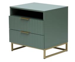 Mesa de Cabeceira Ondulada Verde Westwing