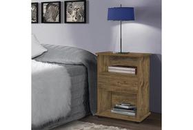 Mesa de cabeceira otto amêndoa wood