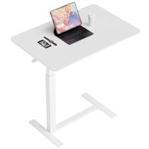 Mesa de cabeceira Overbed Sweetcrispy ajustável branca