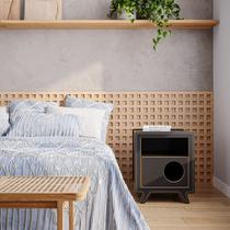 Mesa de Cabeceira para Gatos Old Porta Esquerda A 57cm X L 47cm X P 43cm Mesa de Cabeceira para Gatos Old Porta Esquerda A 57cm X L 47cm X P 43cm