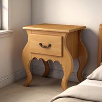 Mesa de Cabeceira Para Quarto 1 Gaveta Madeira Maciça Provençal Gregory B07 Mel - Lyam Decor Mesa de Cabeceira Para Quarto 1 Gaveta Madeira Maciça Provençal Gregory B07 Mel - Lyam Decor