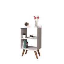 Mesa De Cabeceira Para Quarto Criado Retro Siena Branco